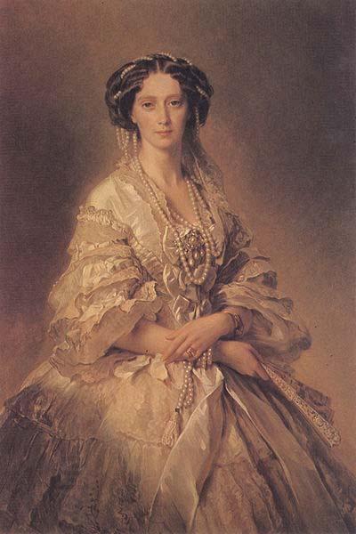 Franz Xaver Winterhalter Portrait of Empress Maria Alexandrovna China oil painting art